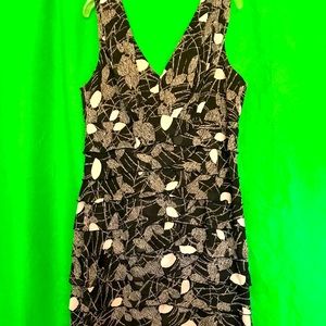 Jones New York Layered Multi Print Saturday Dress. Sleeveless. Size 12